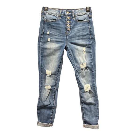 Ultimate - Women's High-Rise Ankle - Length Jeans - Blue - 0 - Picture 1 of 13